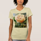 Rose T Shirt Original Artwork von Kathleen Hutter (Vorderseite)