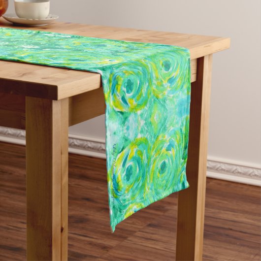 Rose Table Runner von Ariella & Lily Designs Kurzer Tischläufer (Beispiel)