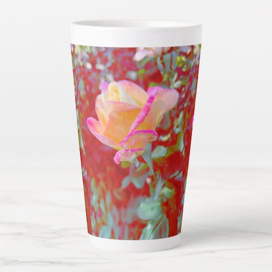 Rose Tall Latte Mug Milchtasse (Vorderseite)