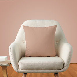 Rose Tan Solid Color Kissen
