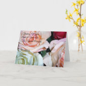 Rose tanzen Onkel Personalisiert Hochzeitstag Jahr Karte (Gelbe Blume)