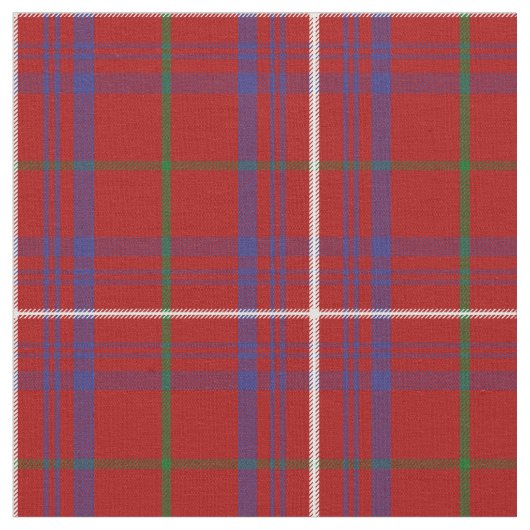 Rose Tartan Print Stoff (Nahaufnahme)
