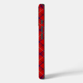 Rose Tartan Rot kariert Case-Mate iPhone Hülle (Rückseite / Links)