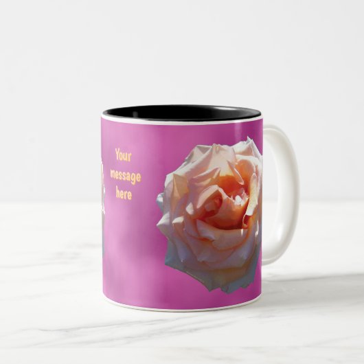 Rose Tasse (VorderseiteRechts)