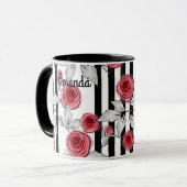 Rose Tasse (Vorderseite Links)