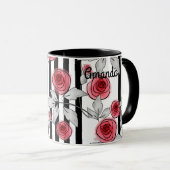 Rose Tasse (VorderseiteRechts)