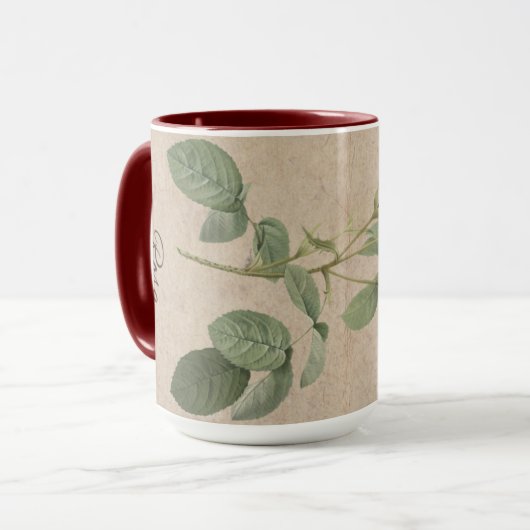 Rose Tasse (Vorderseite Links)