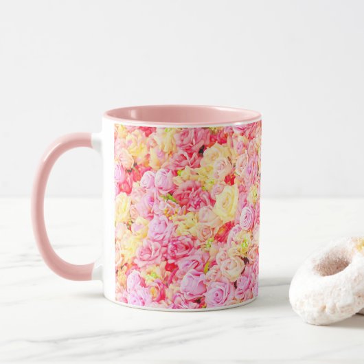 Rose Tasse (Mit Donut)