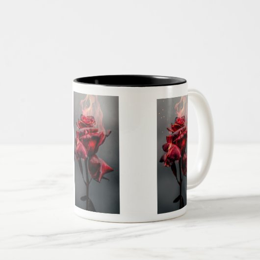 Rose Tasse (VorderseiteRechts)