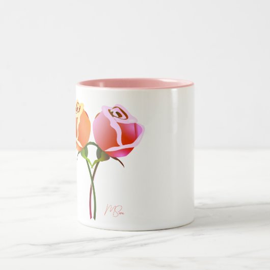 Rose Tasse (Mittel)