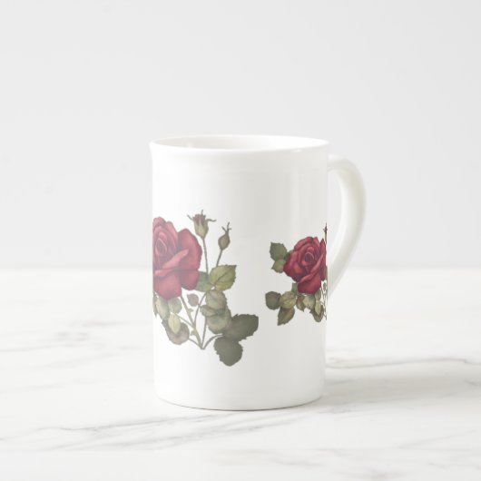 Rose Tasse (Vorderseite Rechts)