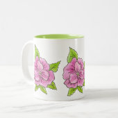 Rose Tasse (Vorderseite Links)