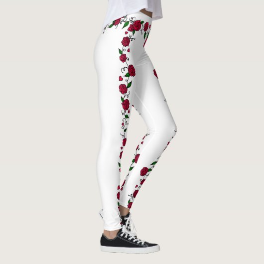 Rose Tätowine Leggings (Rechts)