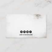 Rose Tattoo Artist Visitenkarte (Rückseite)