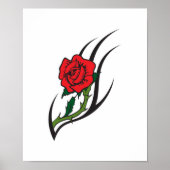 Rose Tattoo Design Poster (Vorne)
