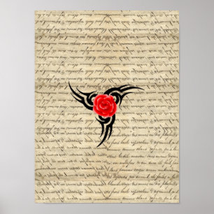 Rose Tattoo Poster