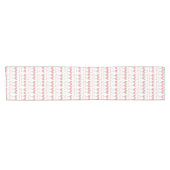 Rosé The Day Away Rosa Rose Glass Wein Lover Kurzer Tischläufer (Horizontal)