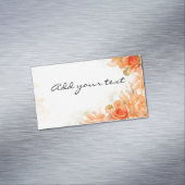 Rose themed wedding magnetic card magnetische visitenkarte (Beispiel)