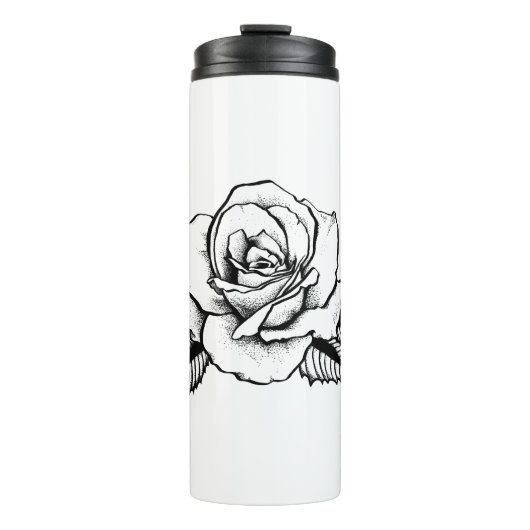 Rose Thermosbecher (Vorderseite)