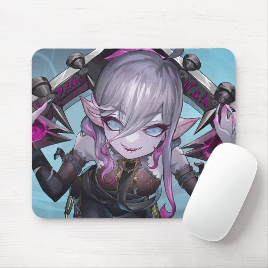 Rose Thorn Gaming Mousepad | Little Fury Monster (Mit Mouse)