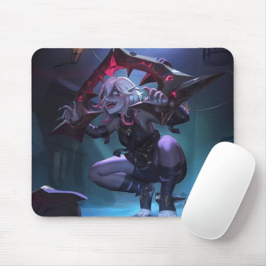 Rose Thorn Gaming Mousepad | Little Fury Monster (Mit Mouse)