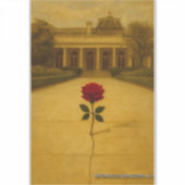 Rose Through the Crack: Back of the White House Aufkleber (Vorderseite)