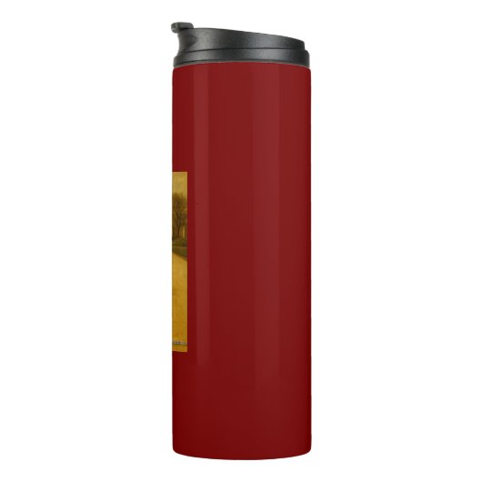 Rose Through the Crack: Back of the White House Thermosbecher (Nach rechts gedreht)