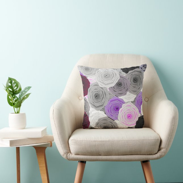 Rose Throw PIllow Kissen (Stuhl )