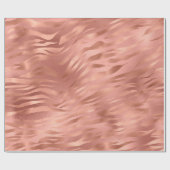 Rose Tiger Streifen Geschenkpapier (Flach)