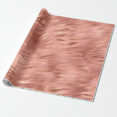 Rose Tiger Streifen Geschenkpapier (Ungerollt)