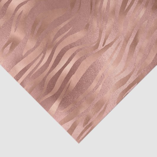 Rose Tiger Streifen Seidenpapier (Ausschnitt)