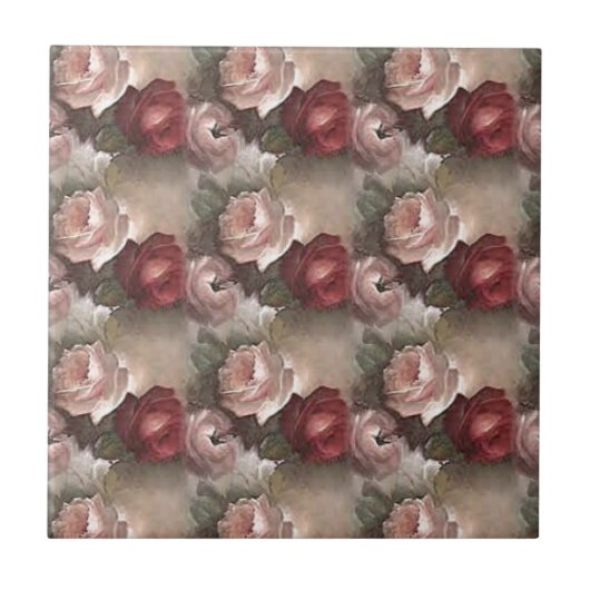 Rose Tile Fliese (Vorderseite)