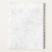 Rose, Tinte und Zeitplaner Planer (Rückseite)