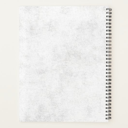 Rose, Tinte und Zeitplaner Planer (Rückseite)