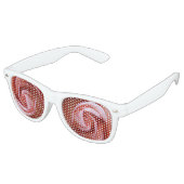 Rose Tinted Glasses Partybrille (Schrägansicht)