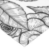 Rose Tischdecke (Schrägansicht)