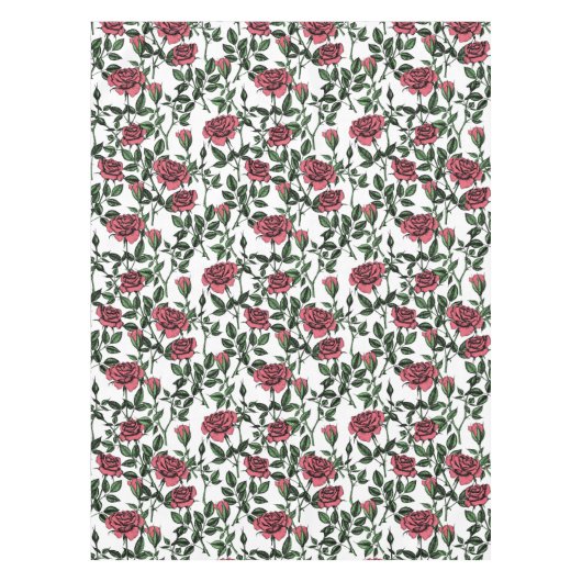 Rose Tischdecke (Vorderseite)