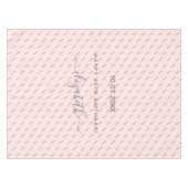 Rose Tischdecke (Vorderseite (Horizontal))