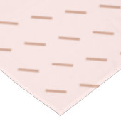 Rose Tischdecke (Schrägansicht)