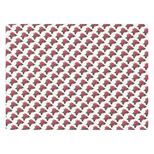 Rose Tischdecke (Vorderseite (Horizontal))
