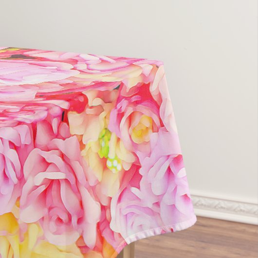 Rose Tischdecke (Beispiel)