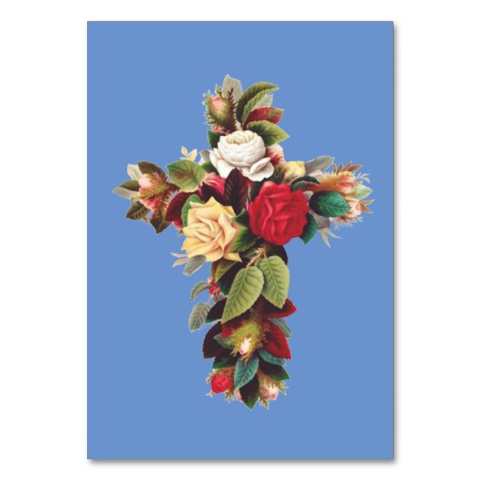 Rose Tischnummer (Vorderseite)
