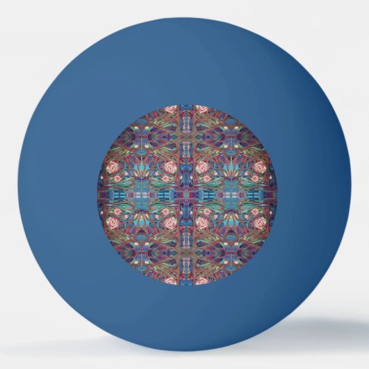 Rose Tischtennisball (Vorderseite)