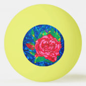 Rose Tischtennisball (Vorderseite)