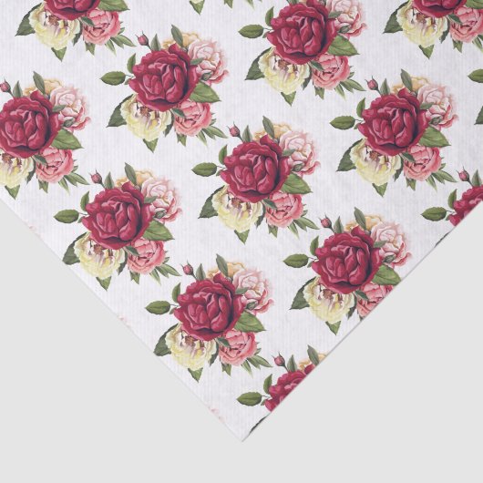 Rose Tissue Paper Seidenpapier (Ausschnitt)