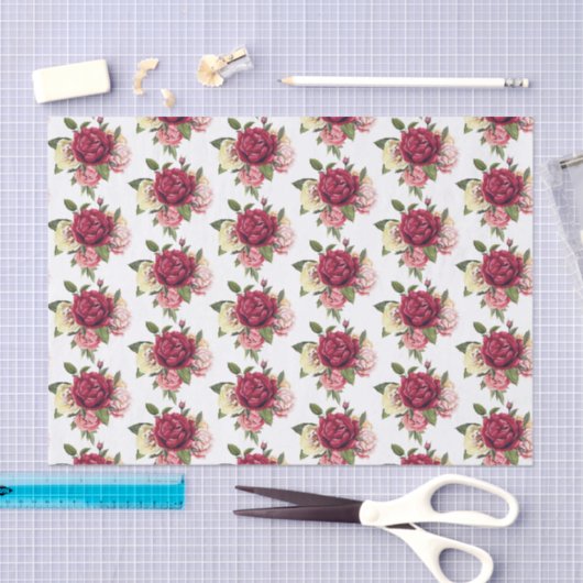 Rose Tissue Paper Seidenpapier (Handwerk)