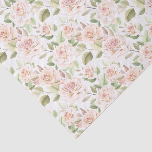 Rose-Tissue-Papier Seidenpapier (Detail)