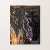 Rose Titanium — Luxury Pink Metallic Supercar Puzzle (Vertikal)