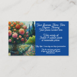 Rose Topiary Pflanze Kinderzimmer Shop Vertrieb Visitenkarte