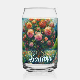 Rose Topiary Van Gogh Style Rose Blumenrosa Dosenglas